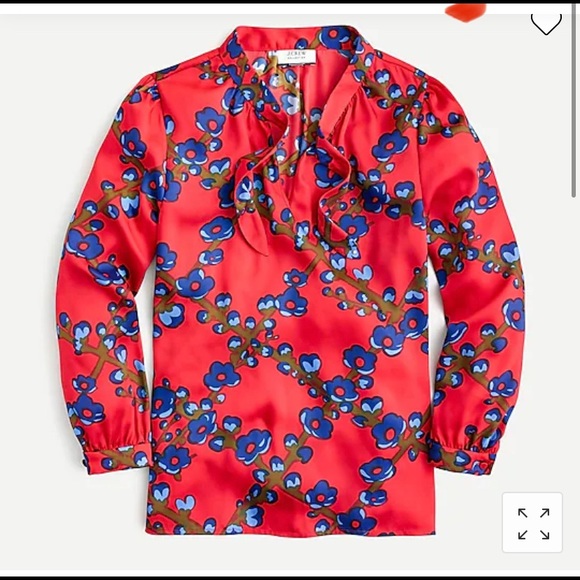 J. Crew Tops - Tie Neck Top- NWT